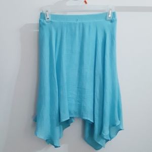Girls Medium Turquoise Skirt